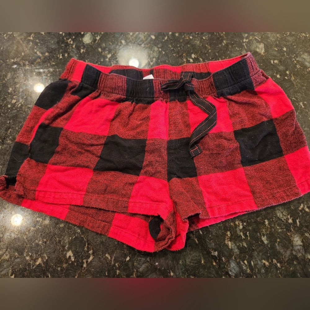 🎄 Old Navy Holiday Christmas Shorts Plaid Pj Pajama